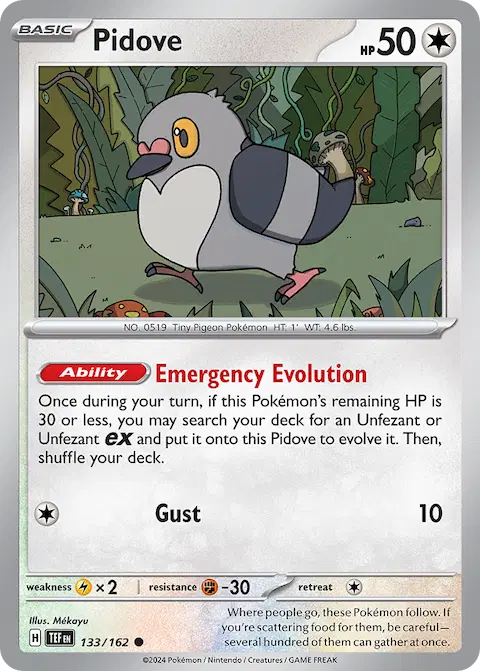 Pidove, Temporal Forces 133/162