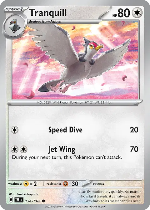 Tranquill, Temporal Forces 134/162
