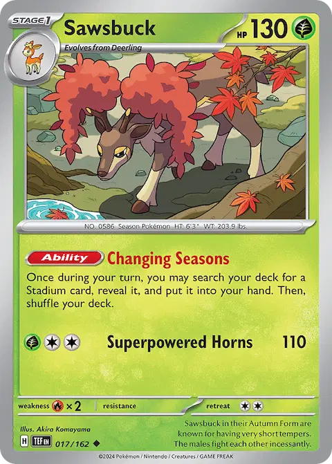 Sawsbuck, Temporal Forces 017/162