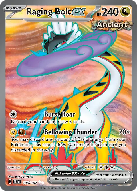 Raging Bolt ex, Temporal Forces 196/162