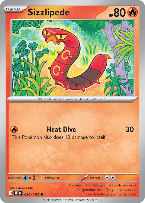 Sizzlipede, Temporal Forces 036/162