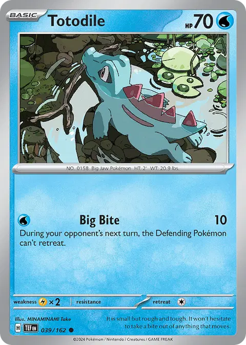 Totodile, Temporal Forces 039/162