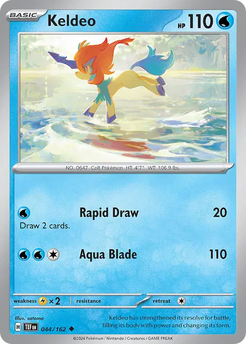 Keldeo, Temporal Forces 044/162