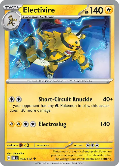 Electivire, Temporal Forces 054/162