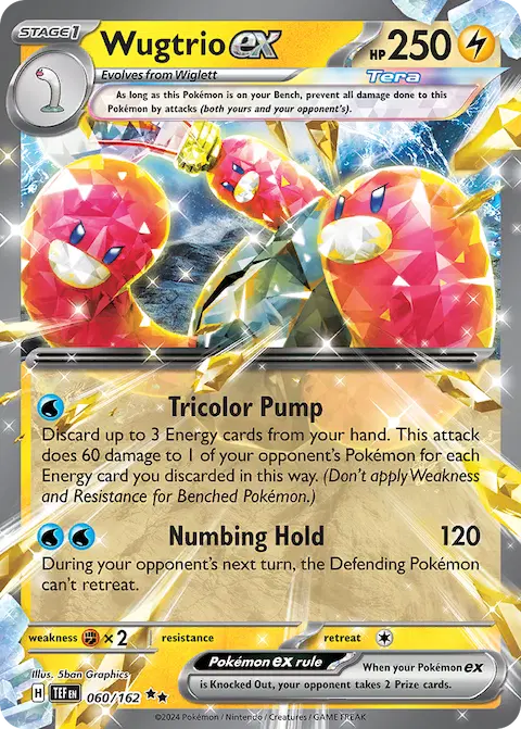 Wugtrio ex, Temporal Forces 060/162