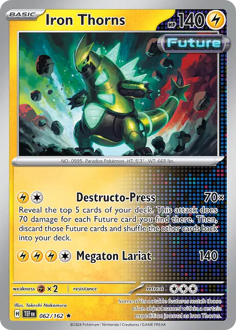 Iron Thorns, Temporal Forces 062/162