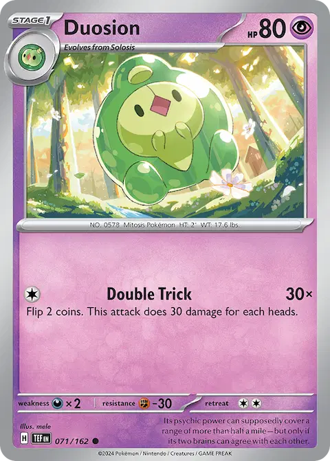 Duosion, Temporal Forces 071/162