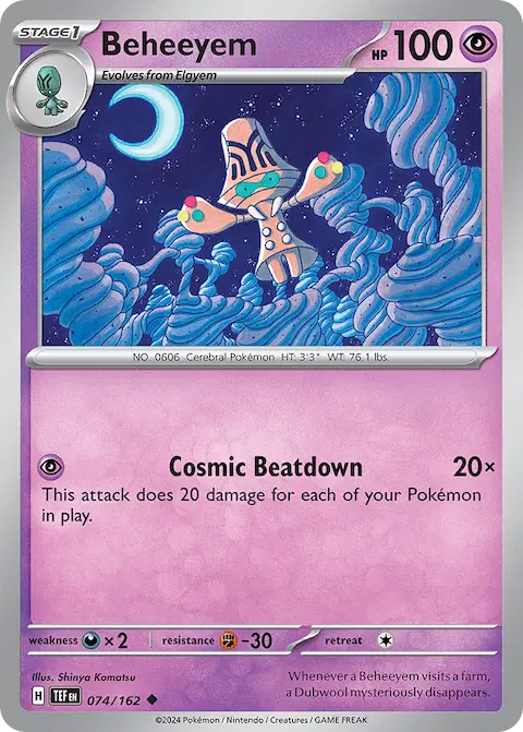 Beheeyem, Temporal Forces 074/162