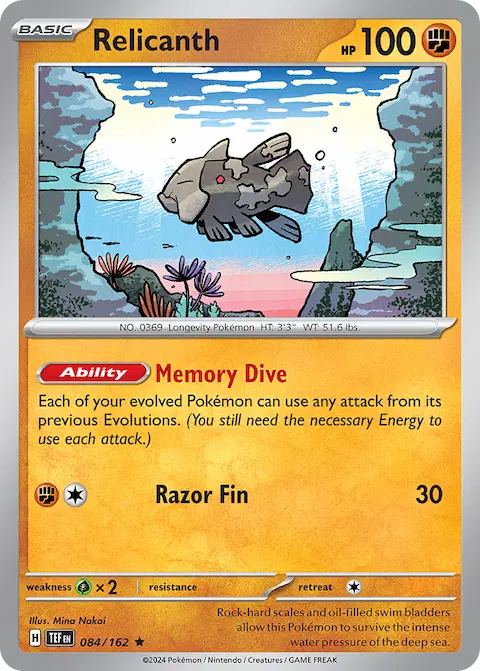 Relicanth, Temporal Forces 084/162