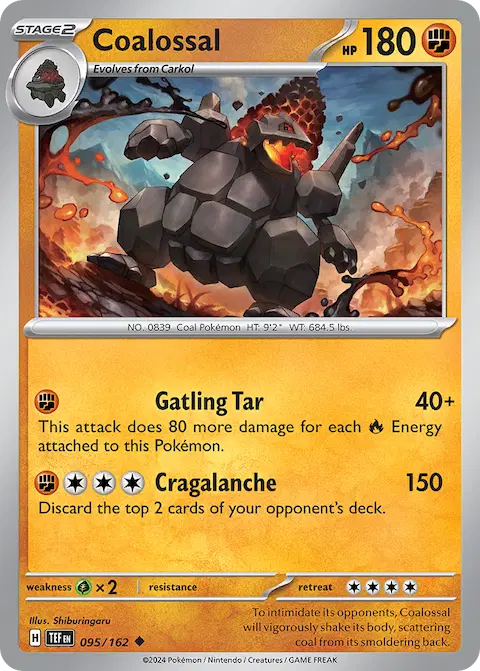 Coalossal, Temporal Forces 095/162