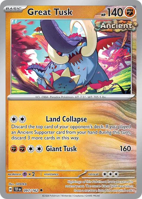 Great Tusk, Temporal Forces 097/162