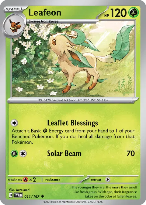 Leafeon, Twilight Masquerade 011/167