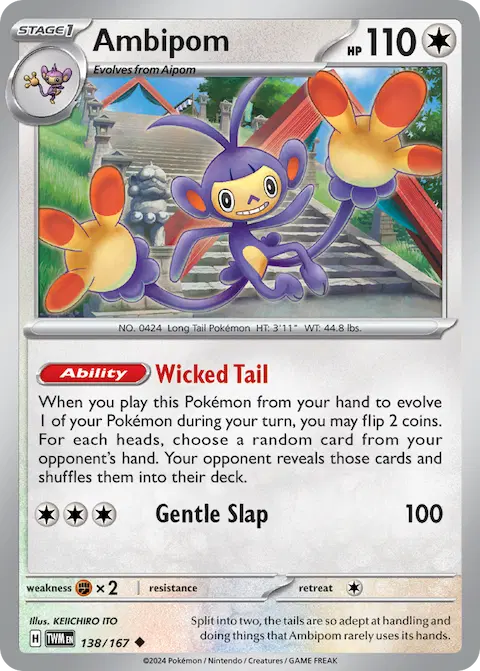 Ambipom, Twilight Masquerade 138/167
