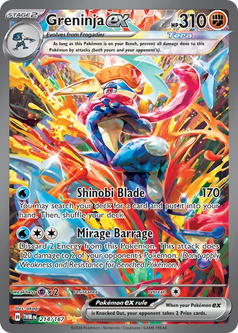 Greninja ex, Twilight Masquerade 214/167