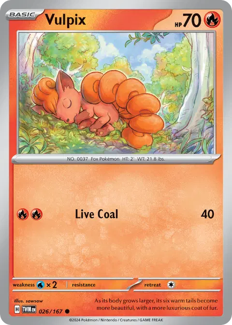 Vulpix, Twilight Masquerade 026/167