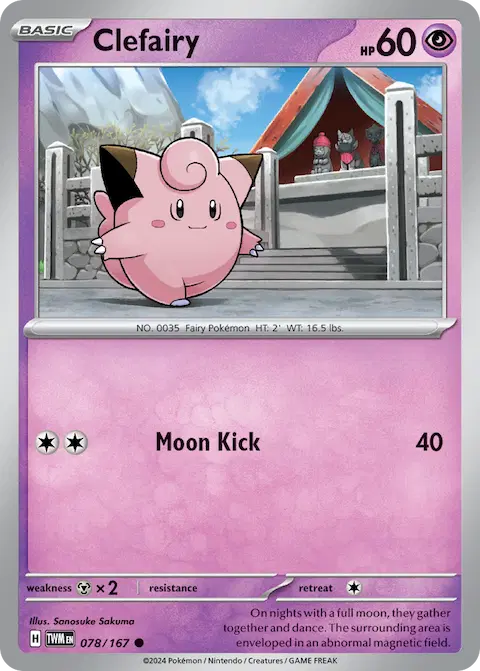 Clefairy, Twilight Masquerade 078/167