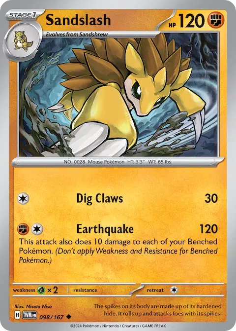 Sandslash, Twilight Masquerade 098/167