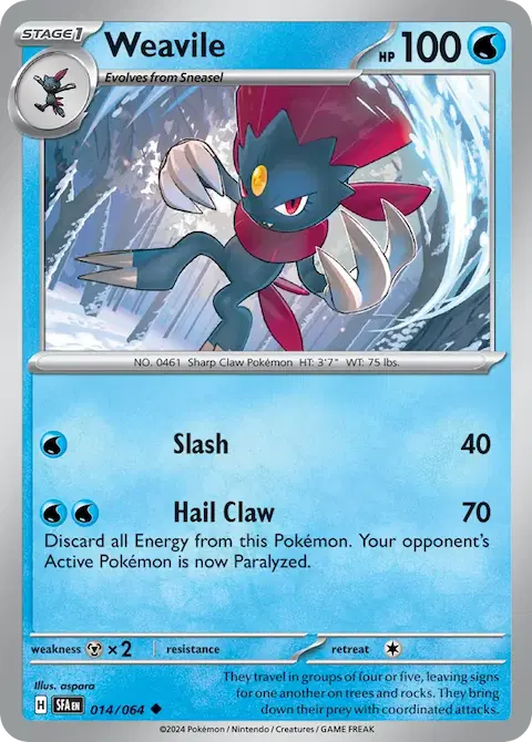 Weavile, Shrouded Fable 014/064