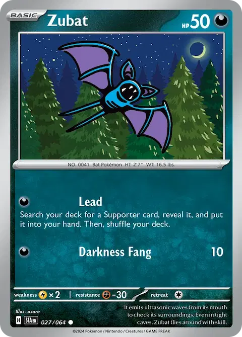 Zubat, Shrouded Fable 027/064