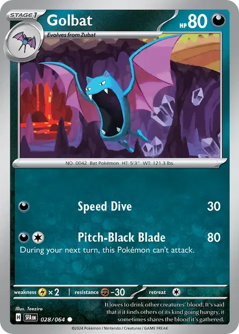 Golbat, Shrouded Fable 028/064