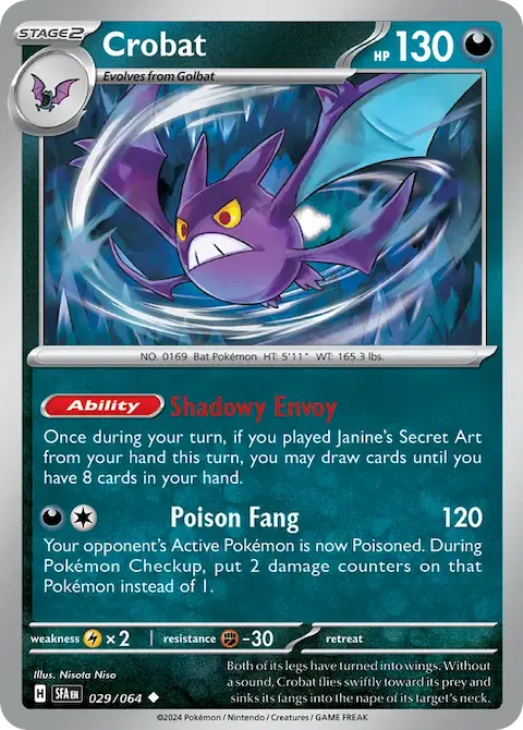 Crobat, Shrouded Fable 029/064