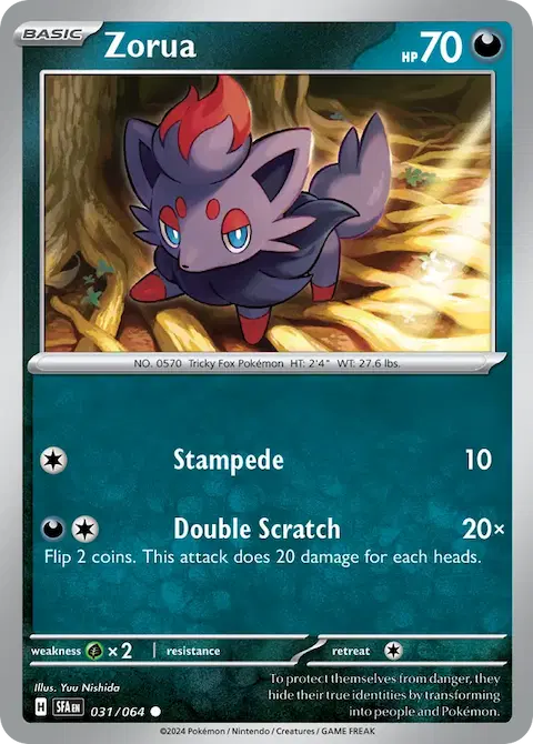 Zorua, Shrouded Fable 031/064