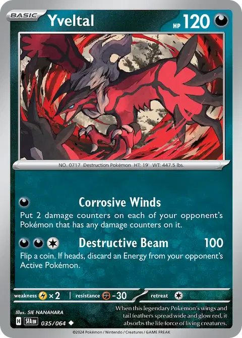 Yveltal, Shrouded Fable 035/064