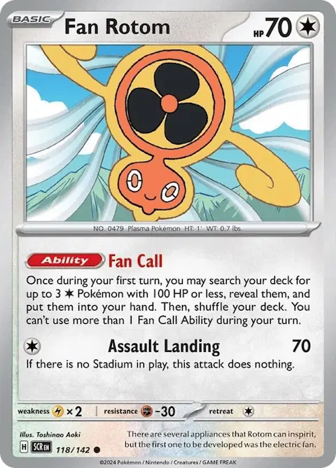 Fan Rotom, Stellar Crown 118/142