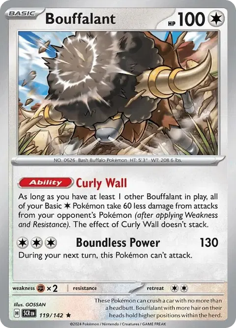 Bouffalant, Stellar Crown 119/142