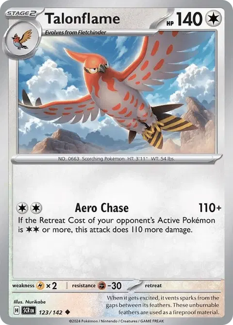 Talonflame, Stellar Crown 123/142