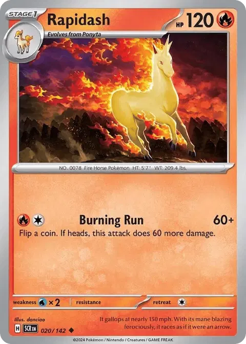 Rapidash, Stellar Crown 020/142