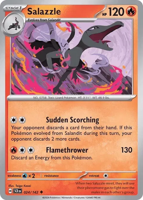 Salazzle, Stellar Crown 024/142