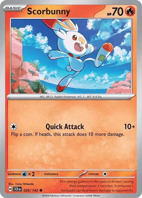 Scorbunny, Stellar Crown 026/142
