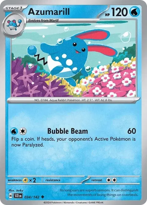 Azumarill, Stellar Crown 034/142