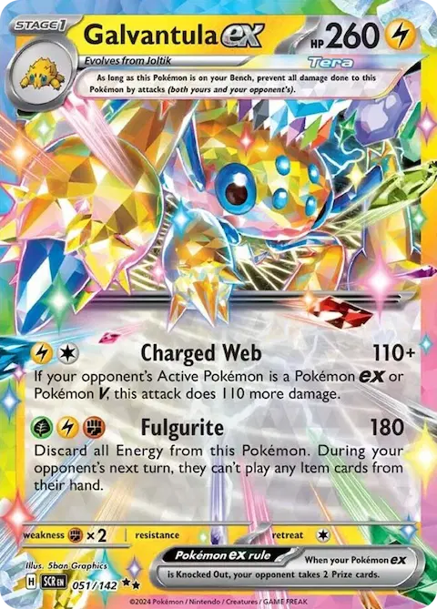 Galvantula ex, Stellar Crown 051/142