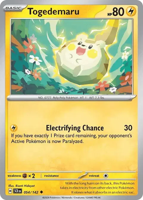Togedemaru, Stellar Crown 054/142