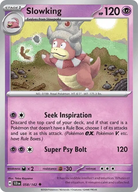 Slowking, Stellar Crown 058/142