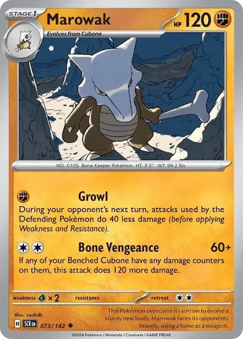 Marowak, Stellar Crown 073/142