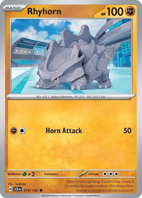 Rhyhorn, Stellar Crown 074/142