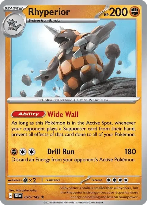 Rhyperior, Stellar Crown 076/142