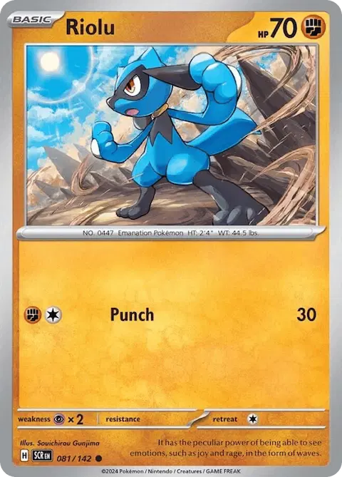 Riolu, Stellar Crown 081/142