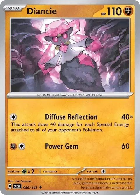 Diancie, Stellar Crown 086/142