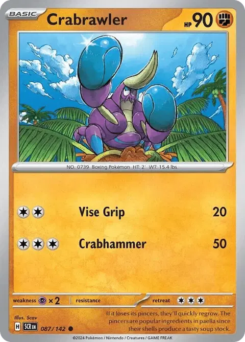 Crabrawler, Stellar Crown 087/142