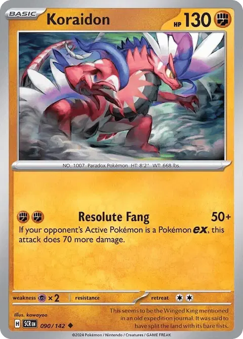 Koraidon, Stellar Crown 090/142