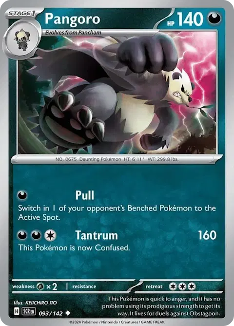Pangoro, Stellar Crown 093/142