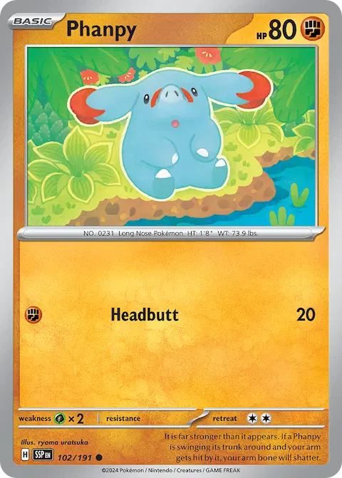 Phanpy, Surging Sparks 102/191