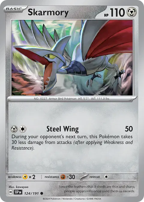 Skarmory, Surging Sparks 124/191