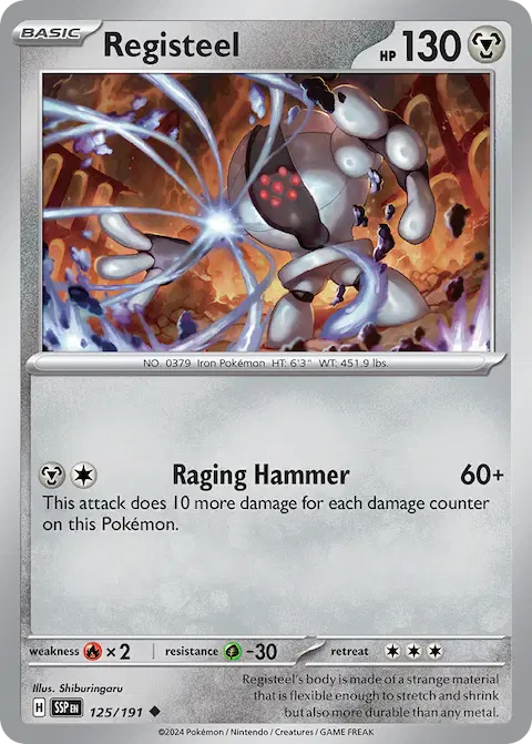 Registeel, Surging Sparks 125/191