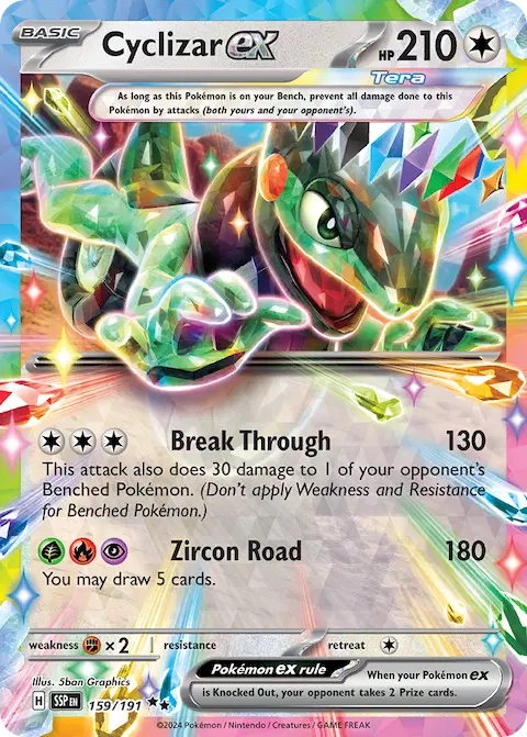 Cyclizar ex, Surging Sparks 159/191
