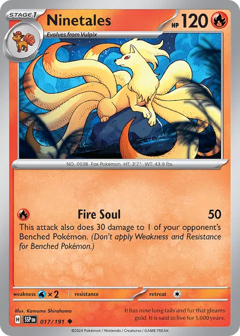 Ninetales, Surging Sparks 017/191